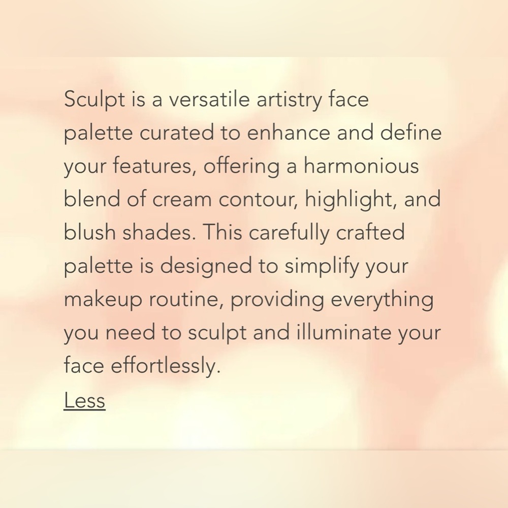 2/$20 APPEAL COSMETICS SCULPT ARTISTRY FACE PALETTE - BRAND NEW! - Picture 7 of 7